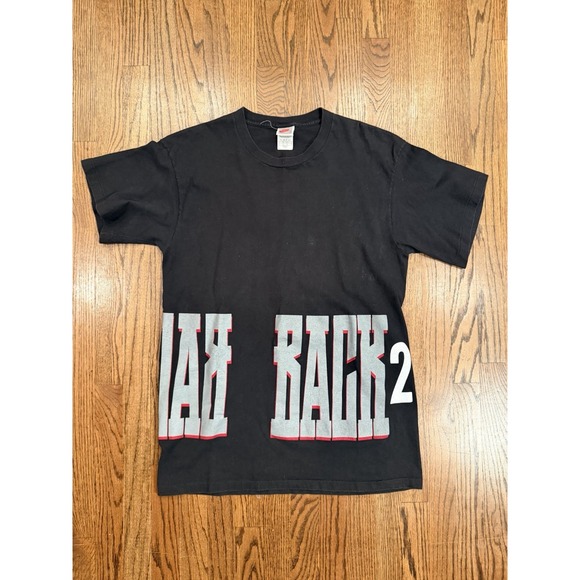Vintage 90s Nike Jordan Pippen Back 2 Back T-Shirt XLSingle StitchBlack